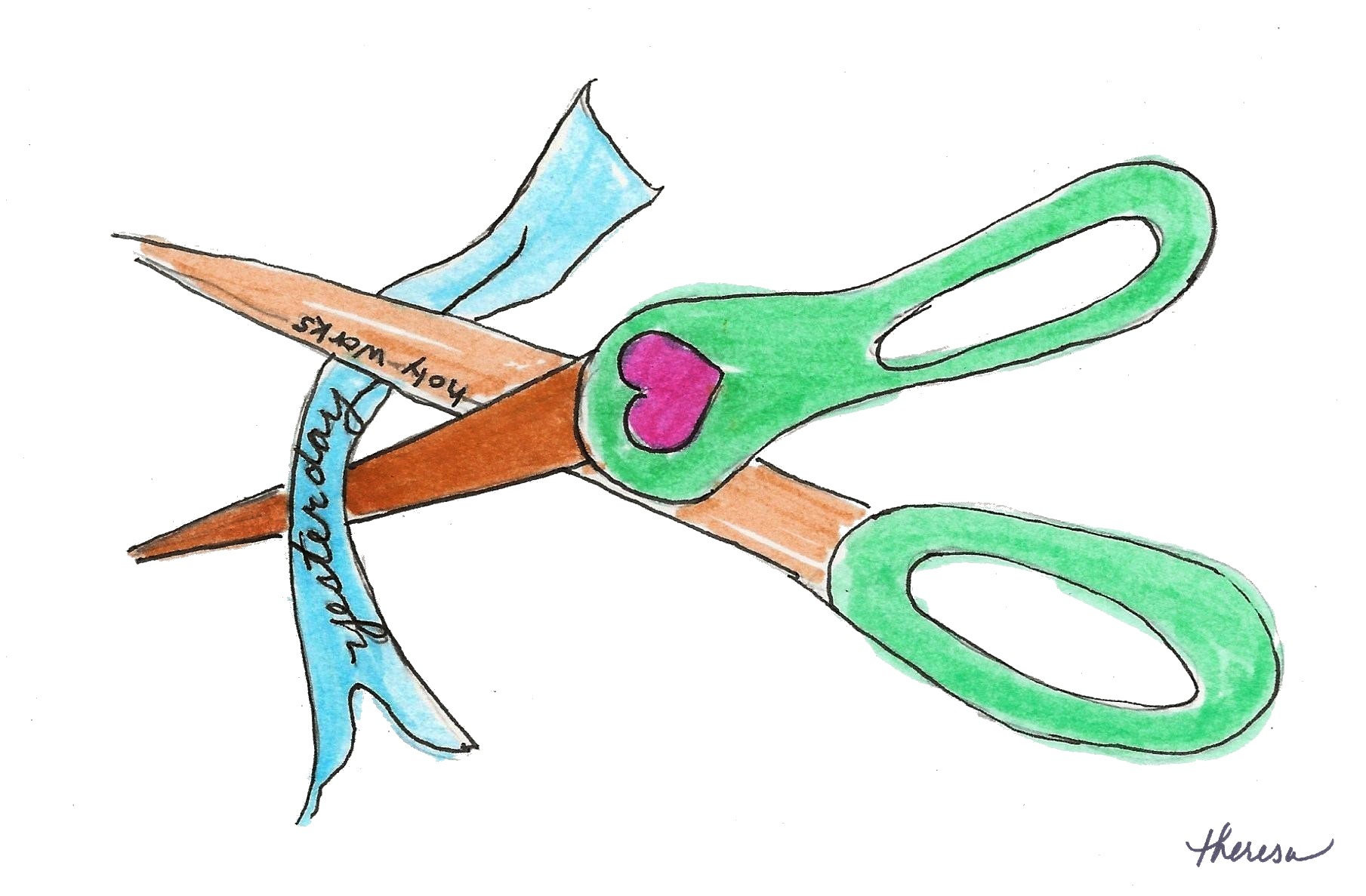Golden Scissors | Theresa Wyatt Prebilsky